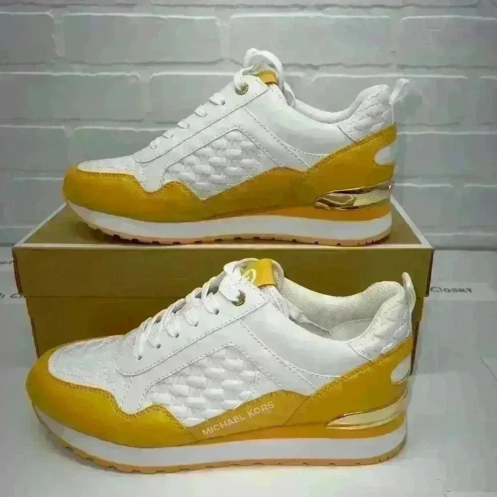 Michael Kors Wilma Trainer Shoes - daffodil